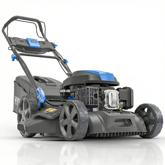 Hyundai HYM22200SPEX Self-Propelled Electric Start Petrol Lawnmower 22"/56cm