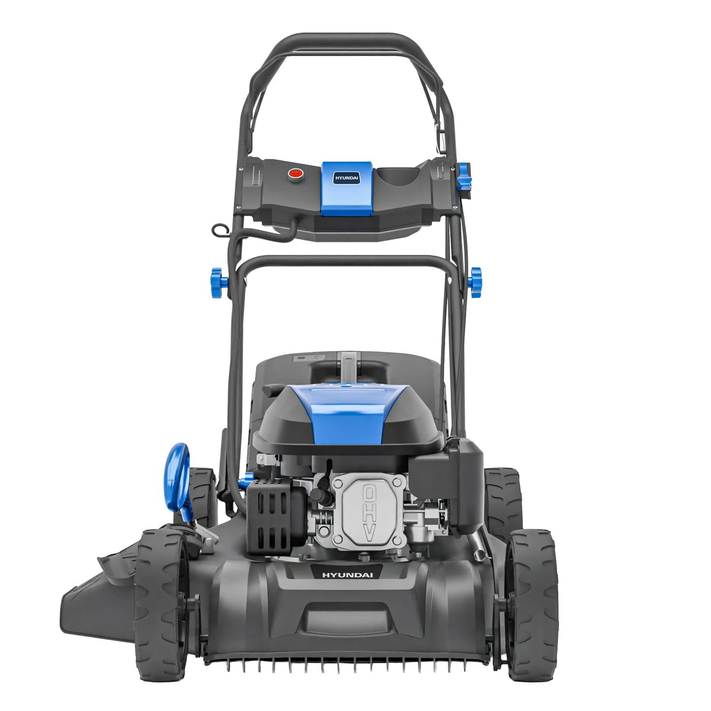 Hyundai HYM22200SPEX Self-Propelled Electric Start Petrol Lawnmower 22"/56cm