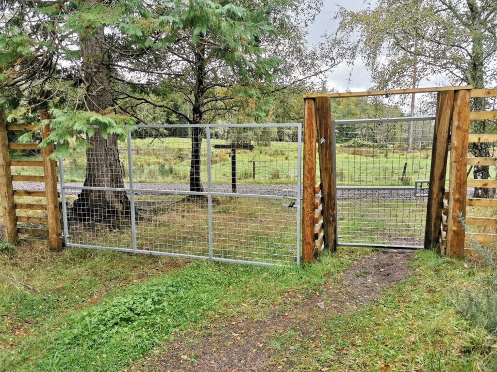 Gate -  Galvanised Full Mesh Deer Gate 3660mm x 1860mm