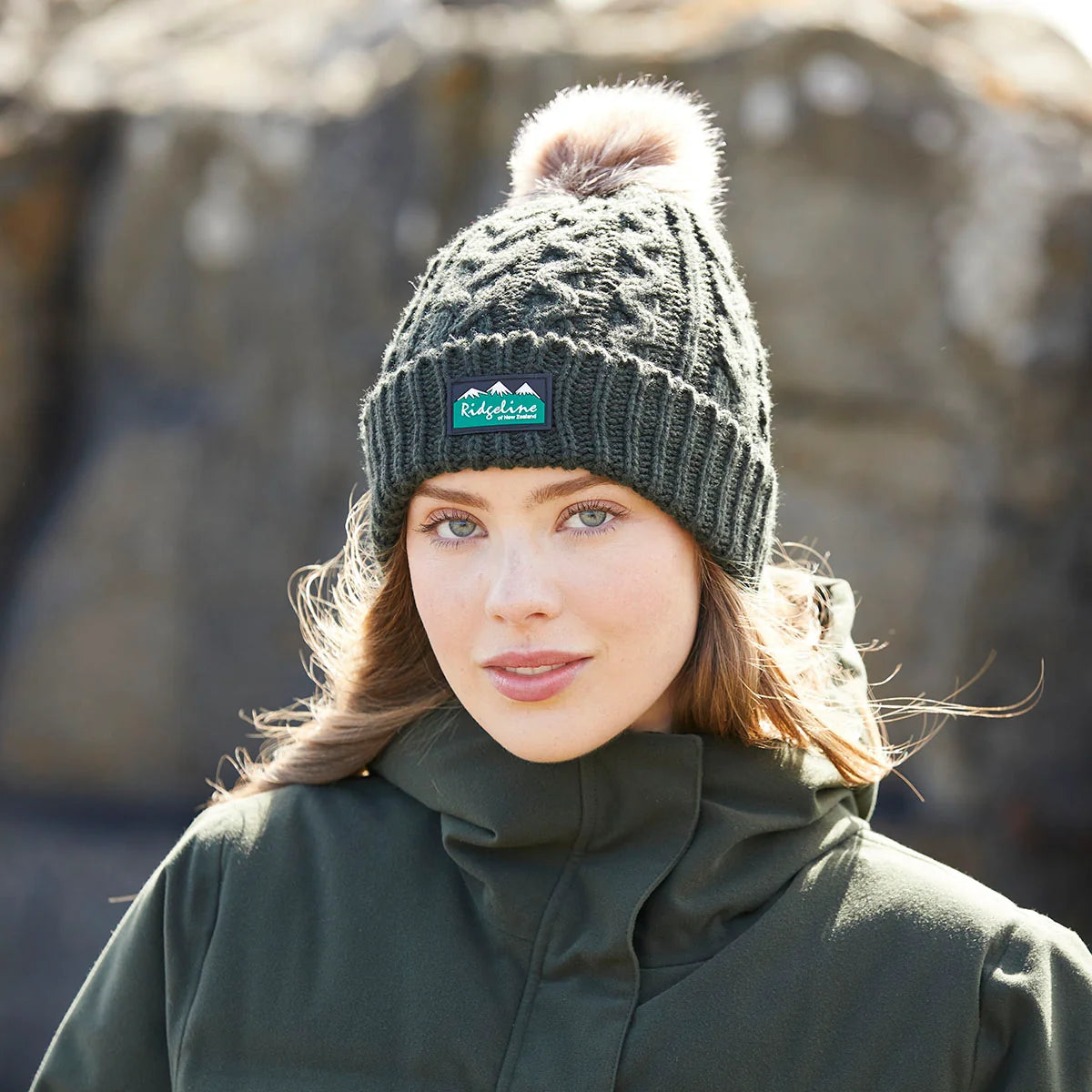 Ridgeline Nordic Fleck Bobble Hat