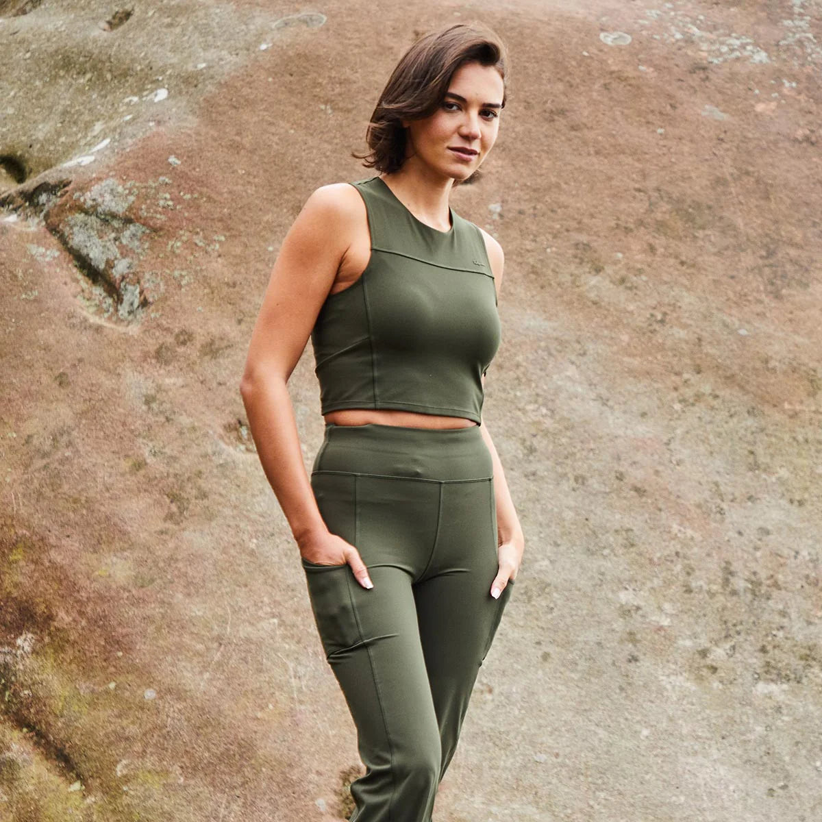 Ridgeline Womens Infinity Crop Top