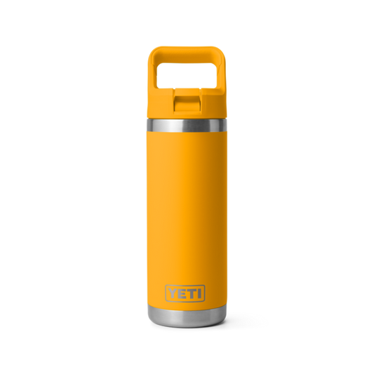 YETI Rambler 18 oz Bottle with Colour-Matched Straw Cap Beekeeper