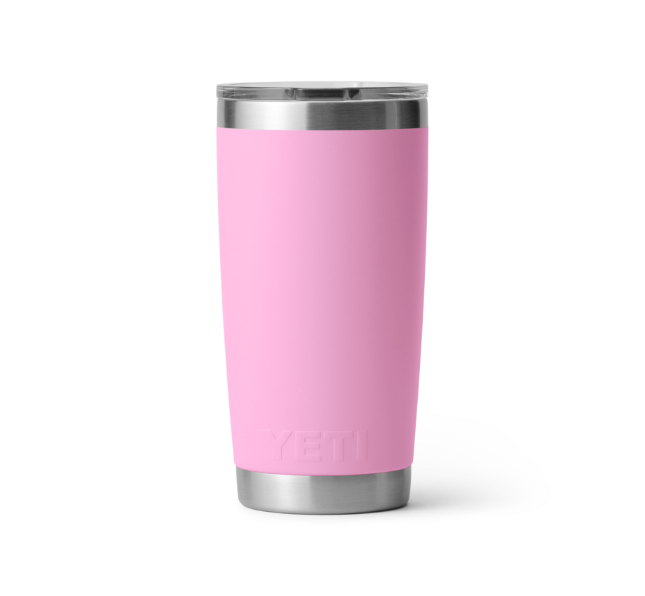 YETI Rambler 20 oz (591 ml) Tumbler with MagSlider Lid - Power Pink