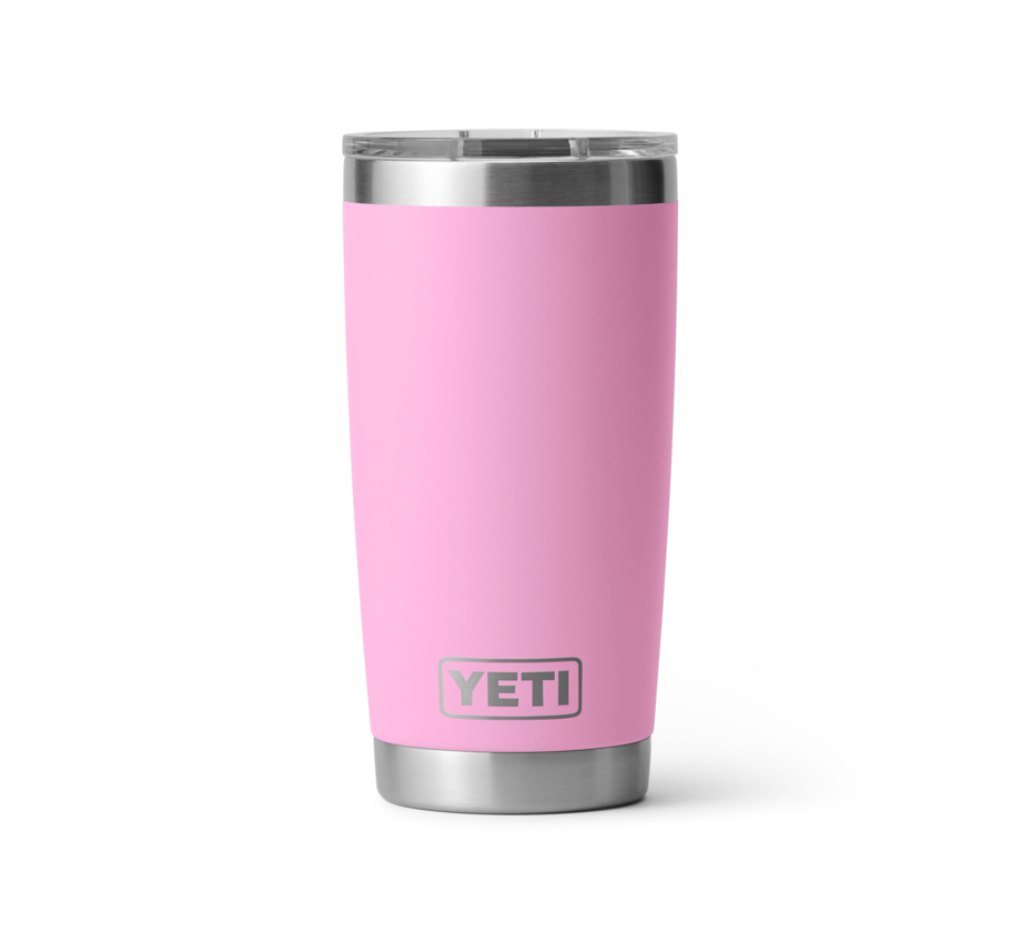 YETI Rambler 20 oz (591 ml) Tumbler with MagSlider Lid - Power Pink