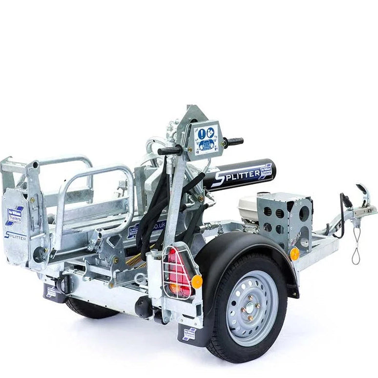 Ifor Williams LS256 Log Splitter Trailer with Mesh Lamp Guards