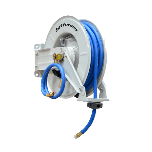 Jefferson 15m 3/8" Industrial Auto Retracting Air Hose Reel
