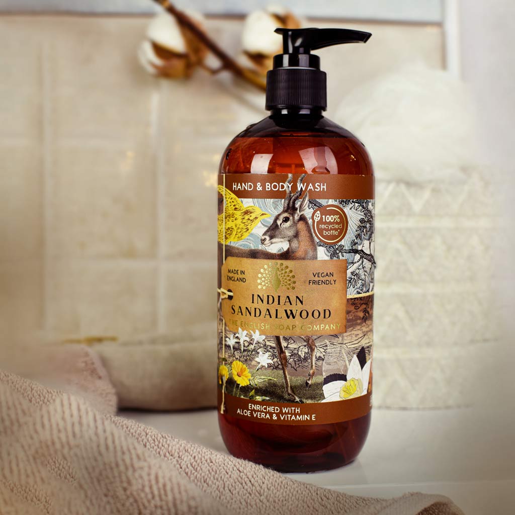 English Soap Company Anniversary Indian Sandalwood Hand & Body Wash