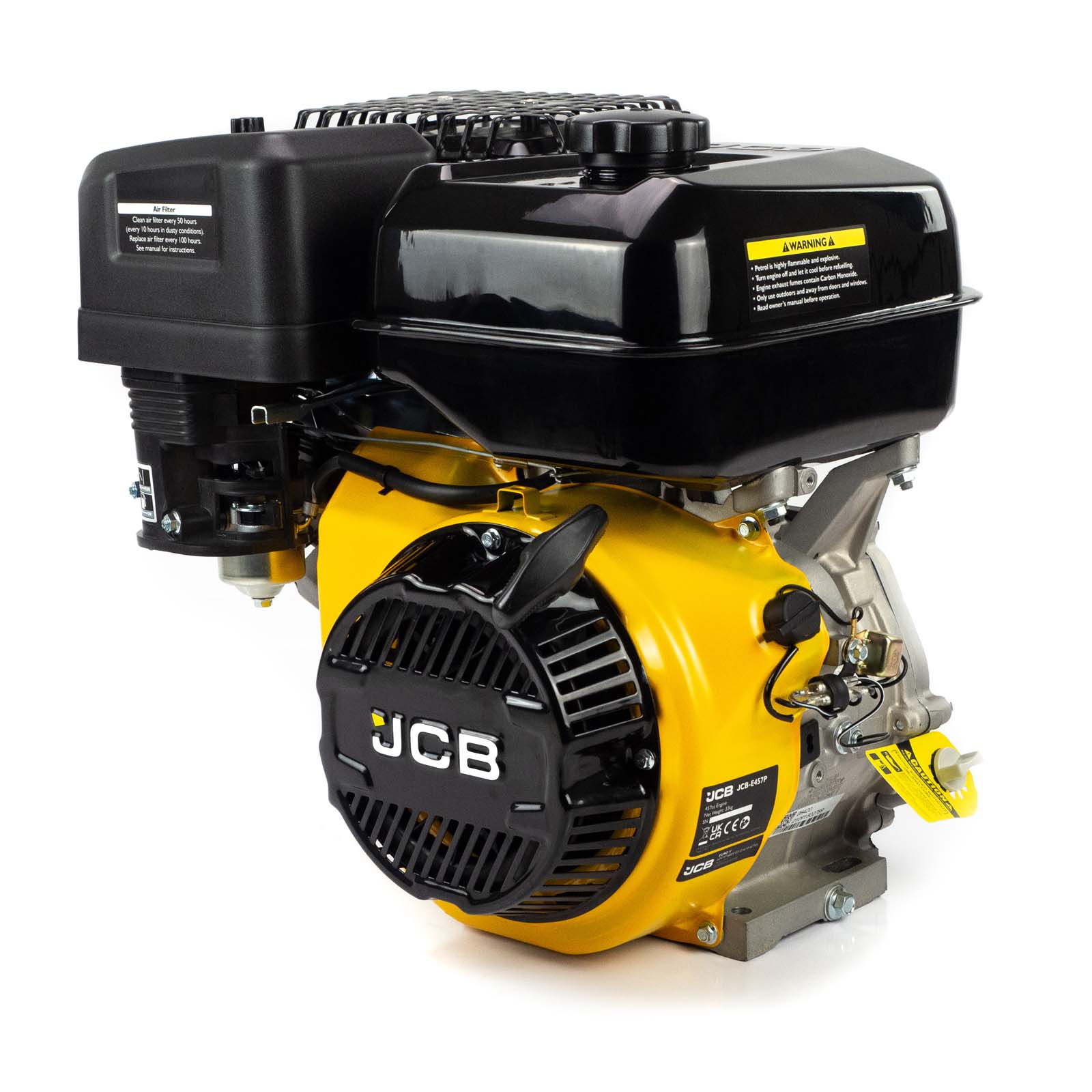JCB 4 Stroke Horizontal Straight Shaft Petrol Engine 457cc JCB-E460P