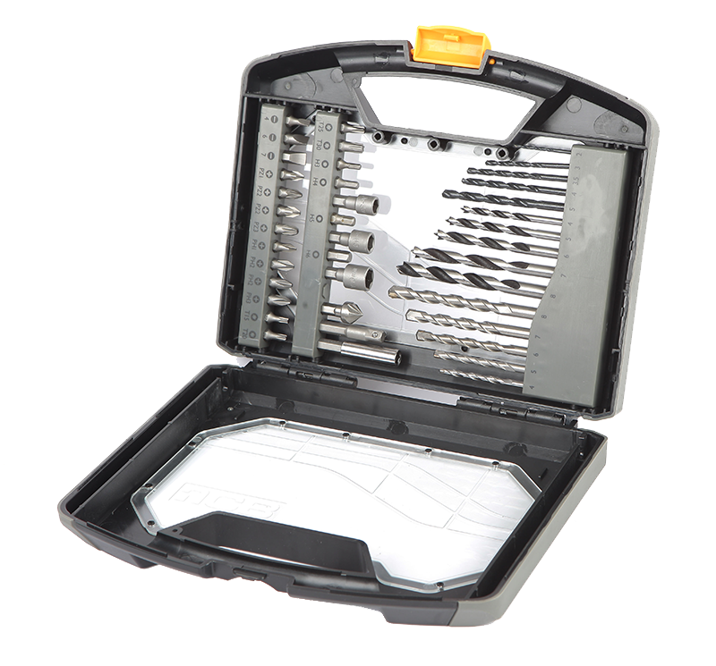 JCB 40 Piece Combination Drill Bits and Accessory Set JCB-PTA-40