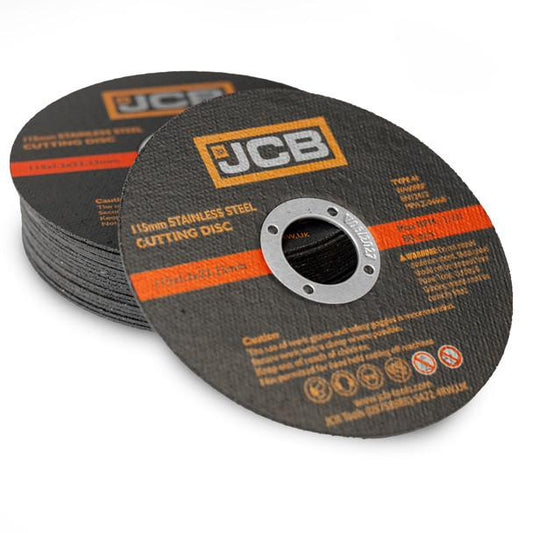 JCB Metal Cutting Discs 115mm (4 1/2") x 1.2 x 22.23mm - 20 Pack