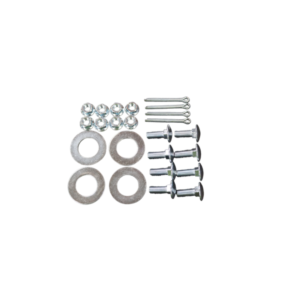 JFC wheel barrow kit replacement hardware pack with heavy duty axle bolts nuts and mounting fittings