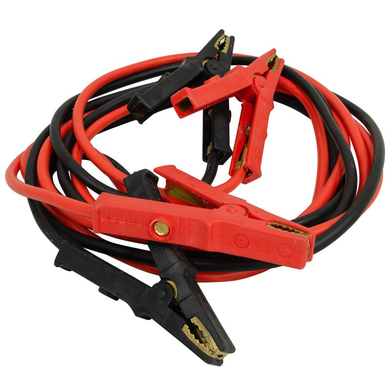 Jefferson 40mm² 5m heavy duty booster cable set with insulated clamps and storage bag