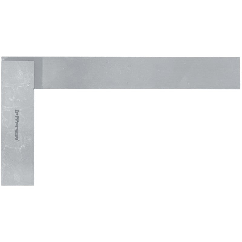 Jefferson 10 inch steel engineering square tool for precision layout and marking