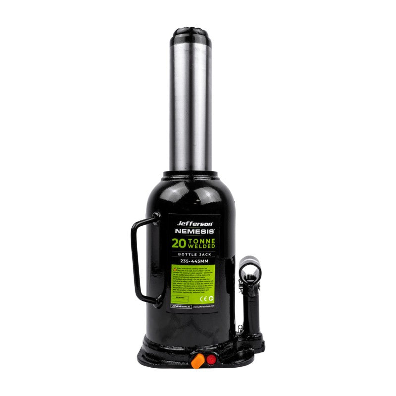 Jefferson Nemesis 20 tonne heavy duty hydraulic bottle jack for commercial vehicle lifting