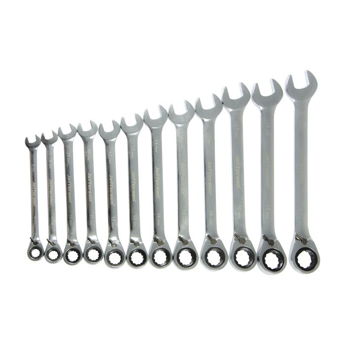 Jefferson 12 Piece Flexible Ratchet Spanner Set