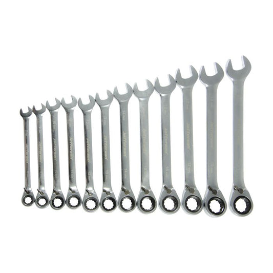 Jefferson 12 Piece Flexible Ratchet Spanner Set