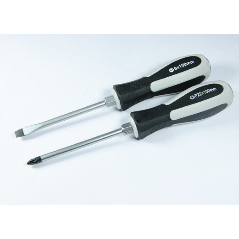 Jefferson 7 piece hammer through screwdriver set with heavy duty steel strike caps