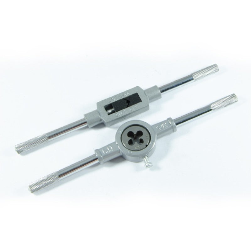 Jefferson 20 piece metric alloy steel tap and die set in steel storage case