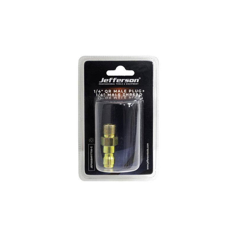 Jefferson 1/4 inch quick release plug with 1/4 inch male BSP thread air line fitting