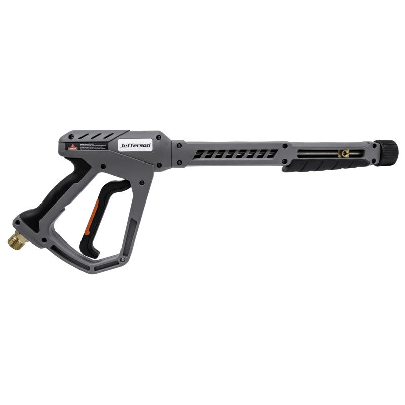 Jefferson heavy duty pressure washer gun and extension lance kit assembly