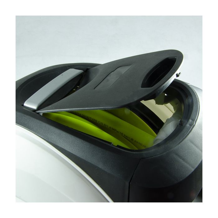 Jefferson 15m 3/8" Auto Retracting Hose Reel with High-Vis Hybrid Hose