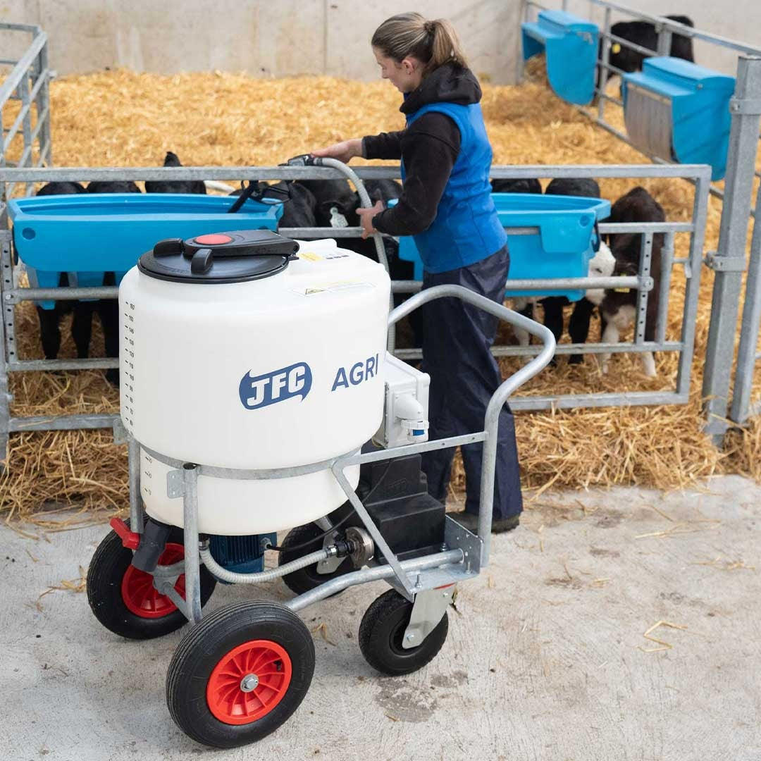 JFC 170 Litre Milk Kart with Mixer and Pump