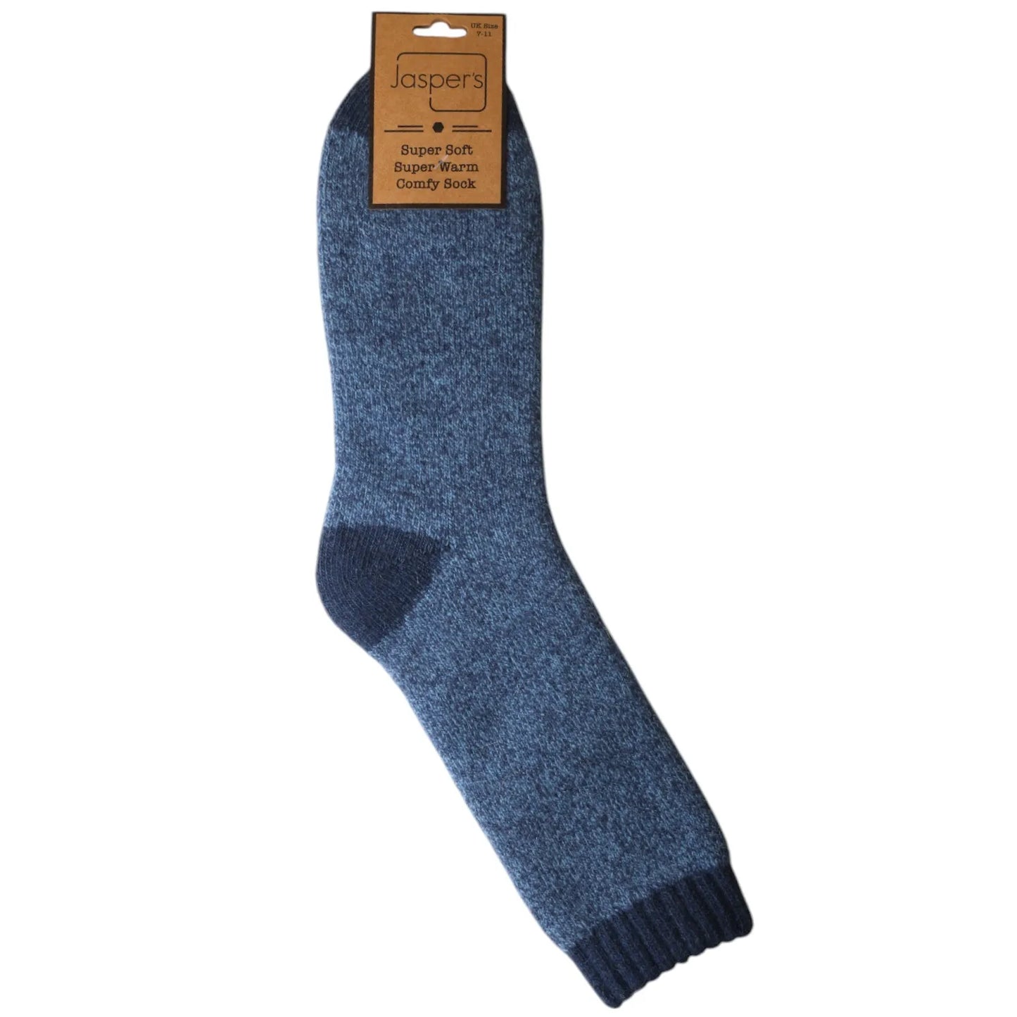 Jess & Lou Jasper Blue Marl Cosy Socks