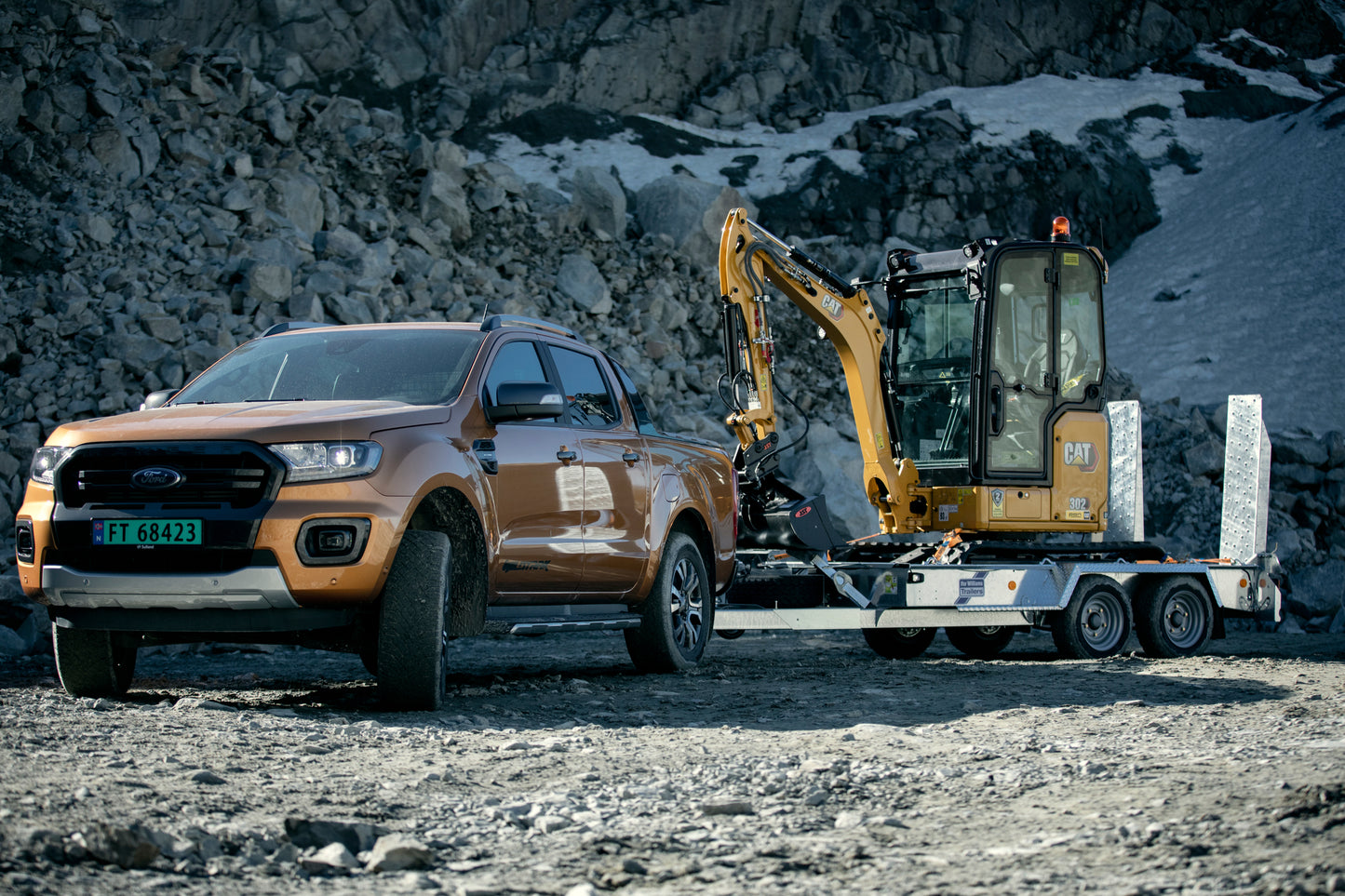 Ifor Williams GH1054 Beavertail Plant Trailer with 1.5m Bevelled Ramp and LEDs