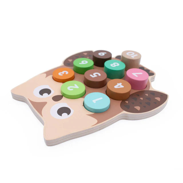 Inside Out Toys Owl Number Block Puzzle (NEW)
