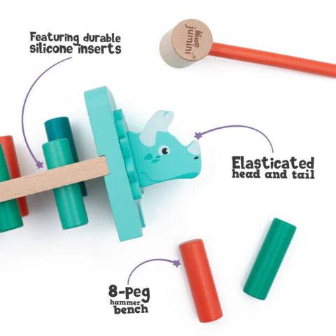Inside Out Toys - Dino - Triceratops Hammer Bench