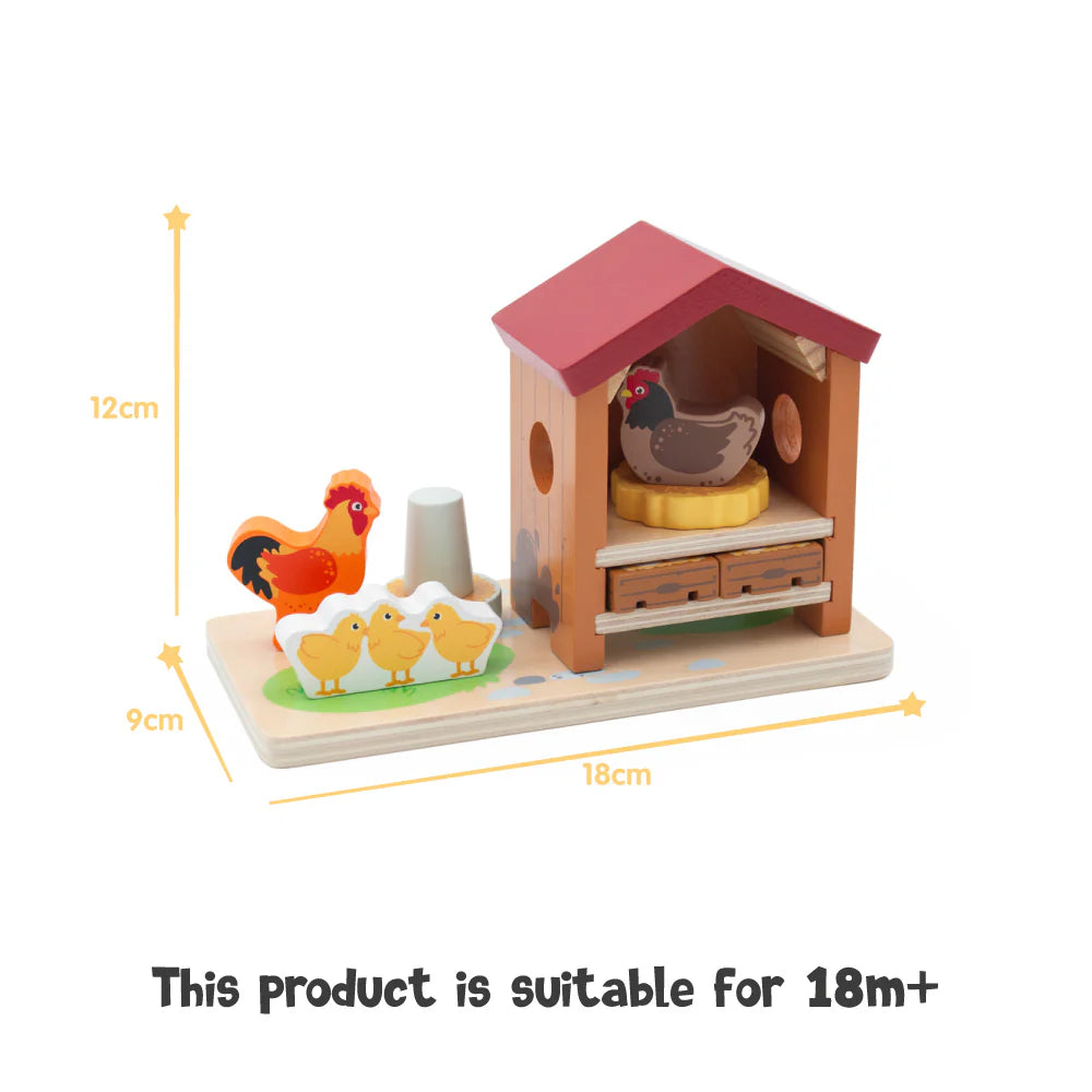 Inside Out Toys - Farm - Chicken Coop Set