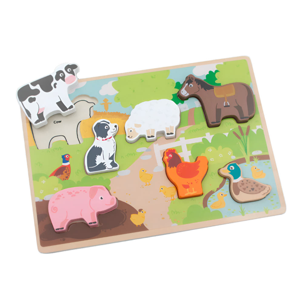 Inside Out Toys - Farm - Chunky Puzzle