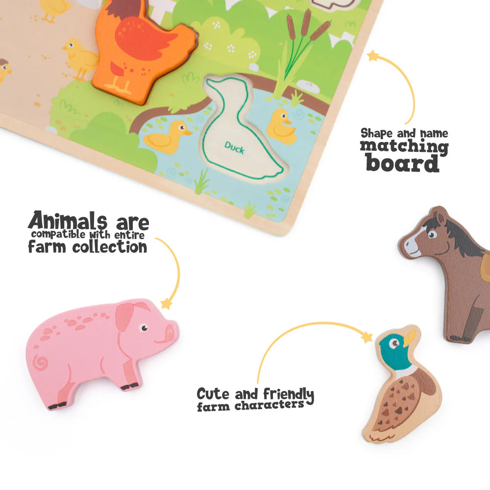 Inside Out Toys - Farm - Chunky Puzzle