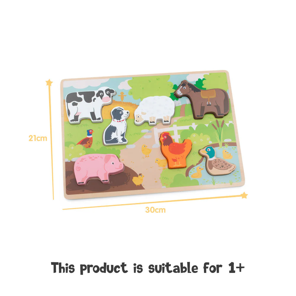 Inside Out Toys - Farm - Chunky Puzzle