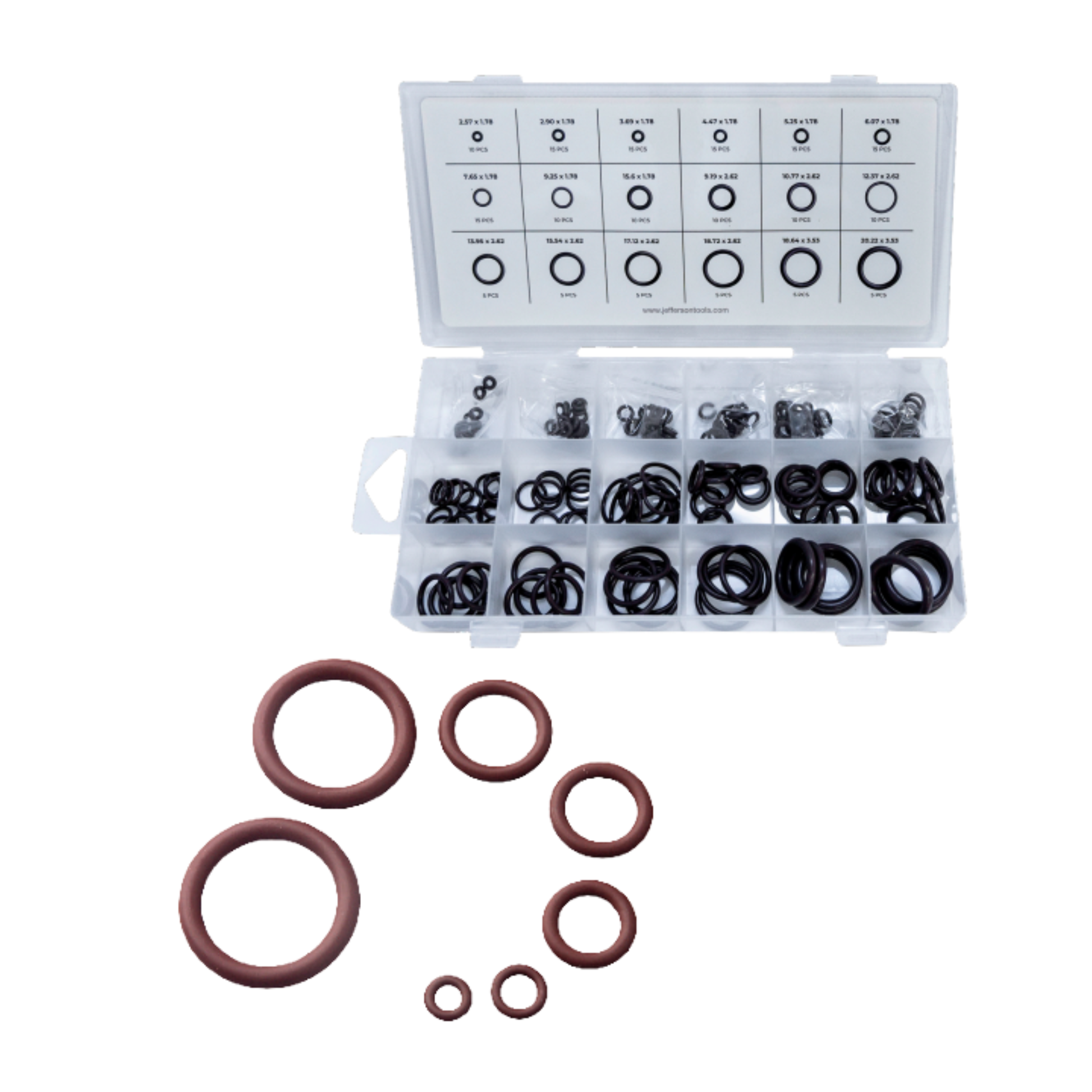 Jefferson O-ring 180 Piece Set