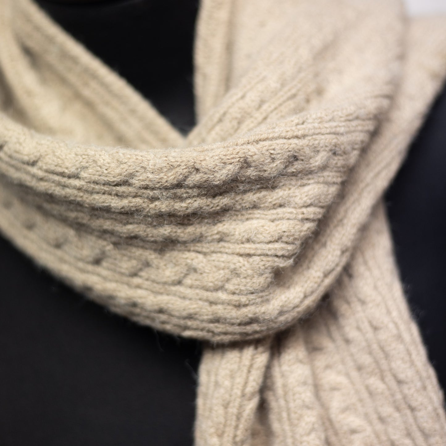 Jess & Lou Cable Knit Scarf