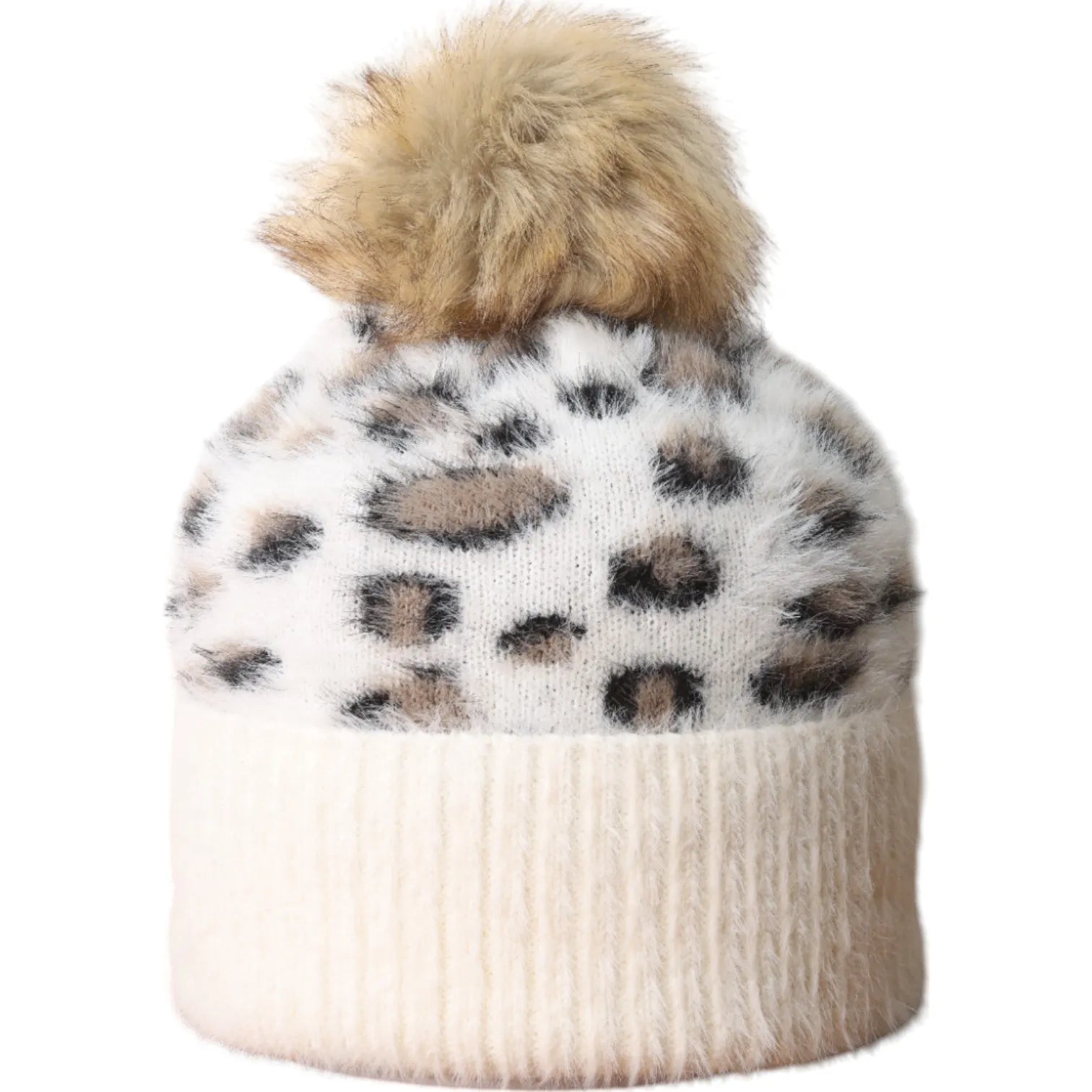 Jess & Lou Fluffy Knit Bobble Hat