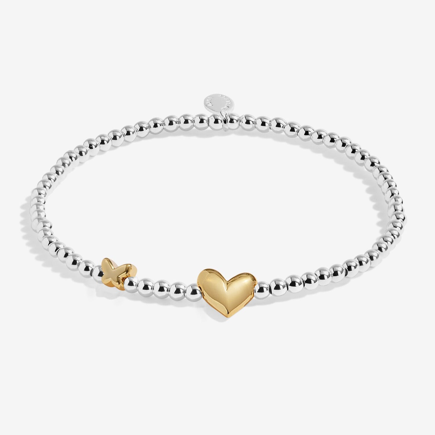 Joma Jewellery A Little Birth Month April Silver Plated Bracelet