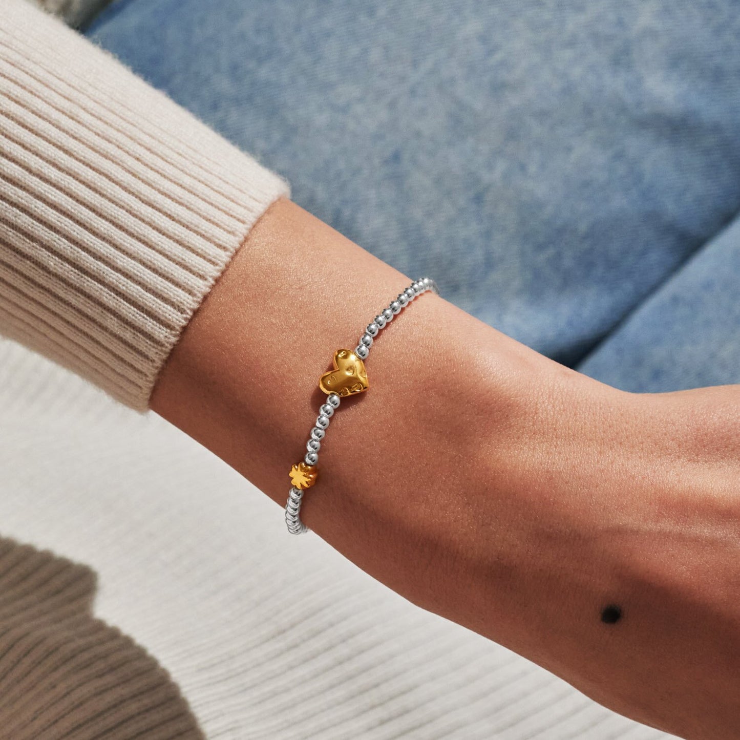 Joma Jewellery A Little Birth Month March Silver Plated Bracelet