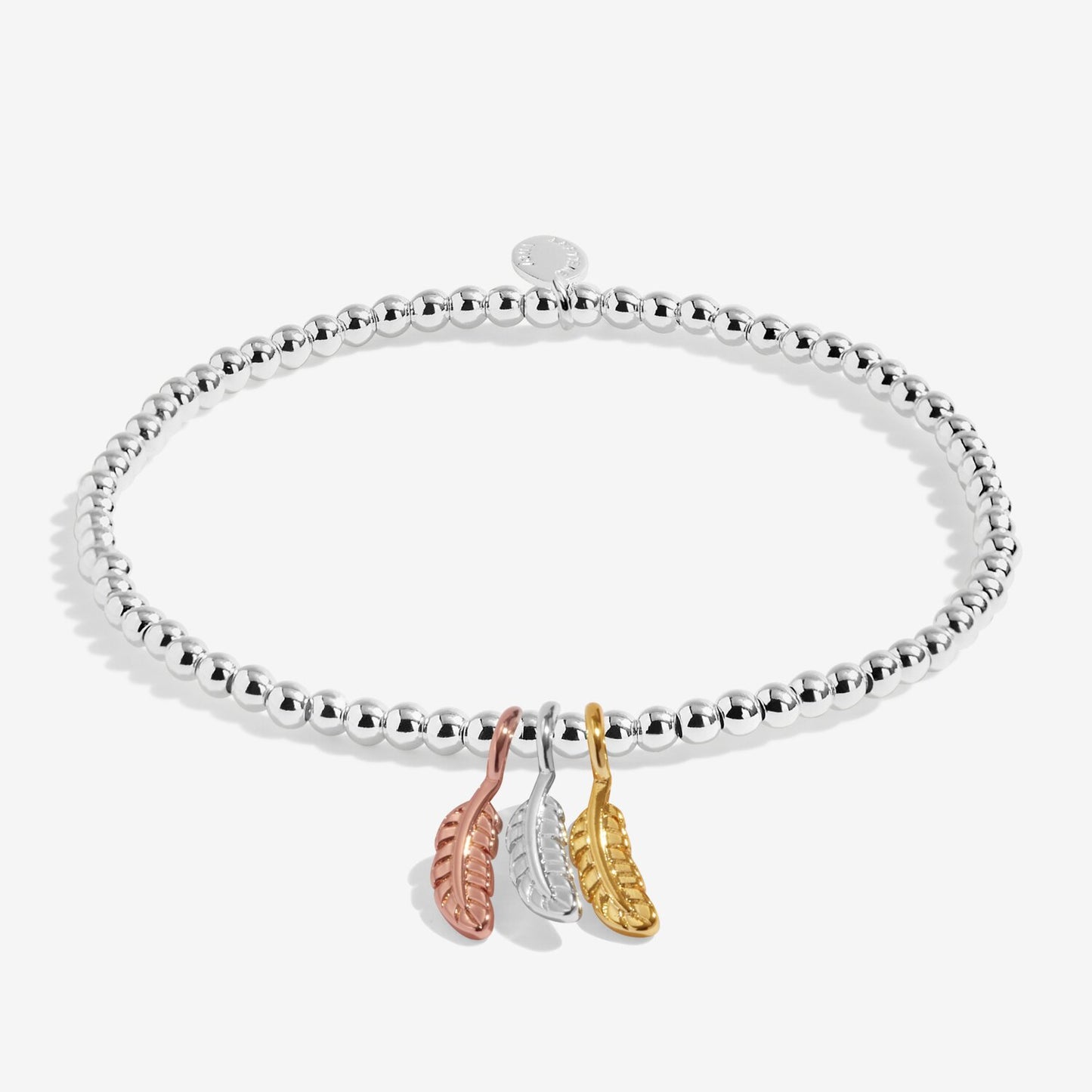 Joma Jewellery A Little Charmed Moments Feathers Appear When Loved Ones Are Near Silver Plated Bracelet