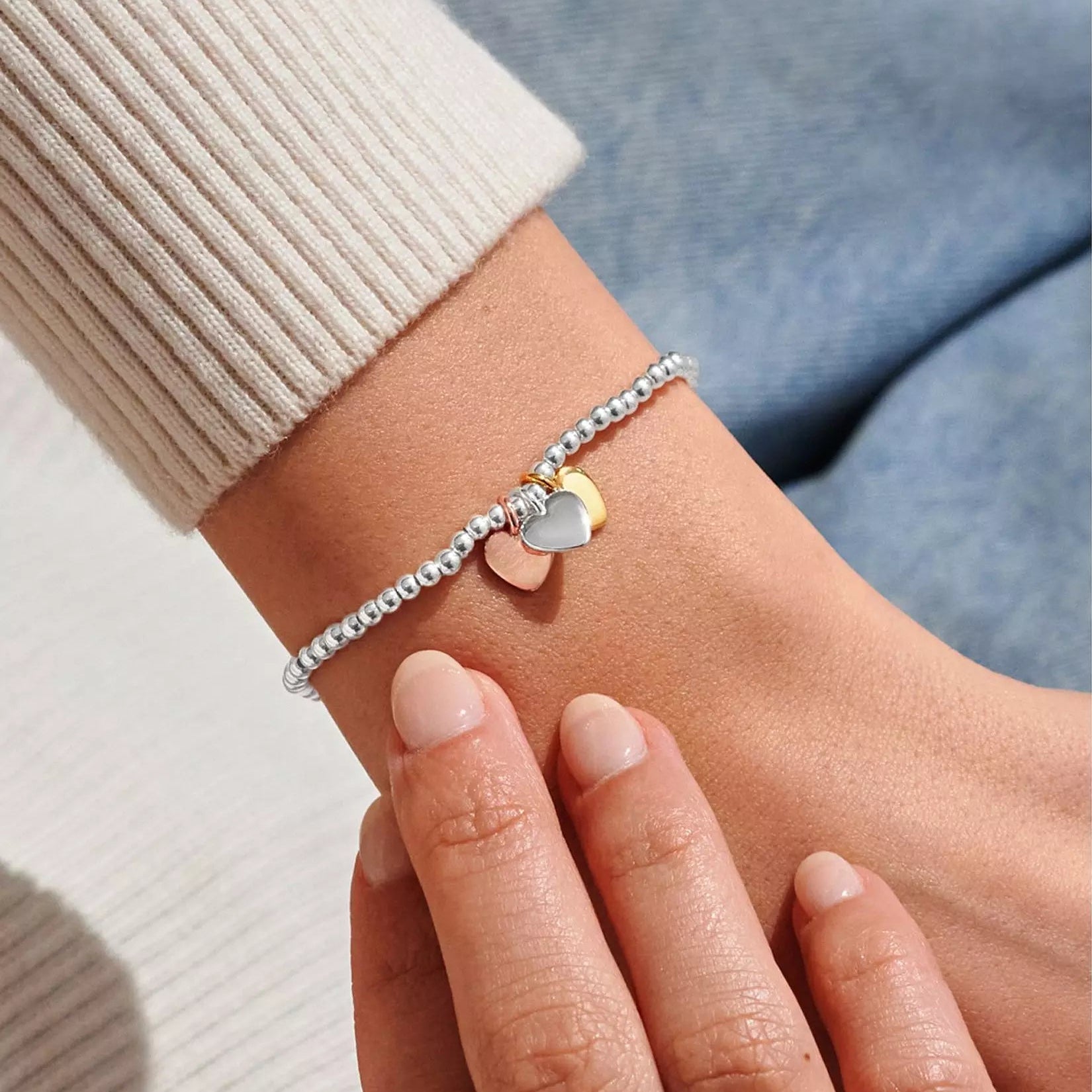 Joma Jewellery A Little Charmed Moments Friendship Silver Plated Bracelet