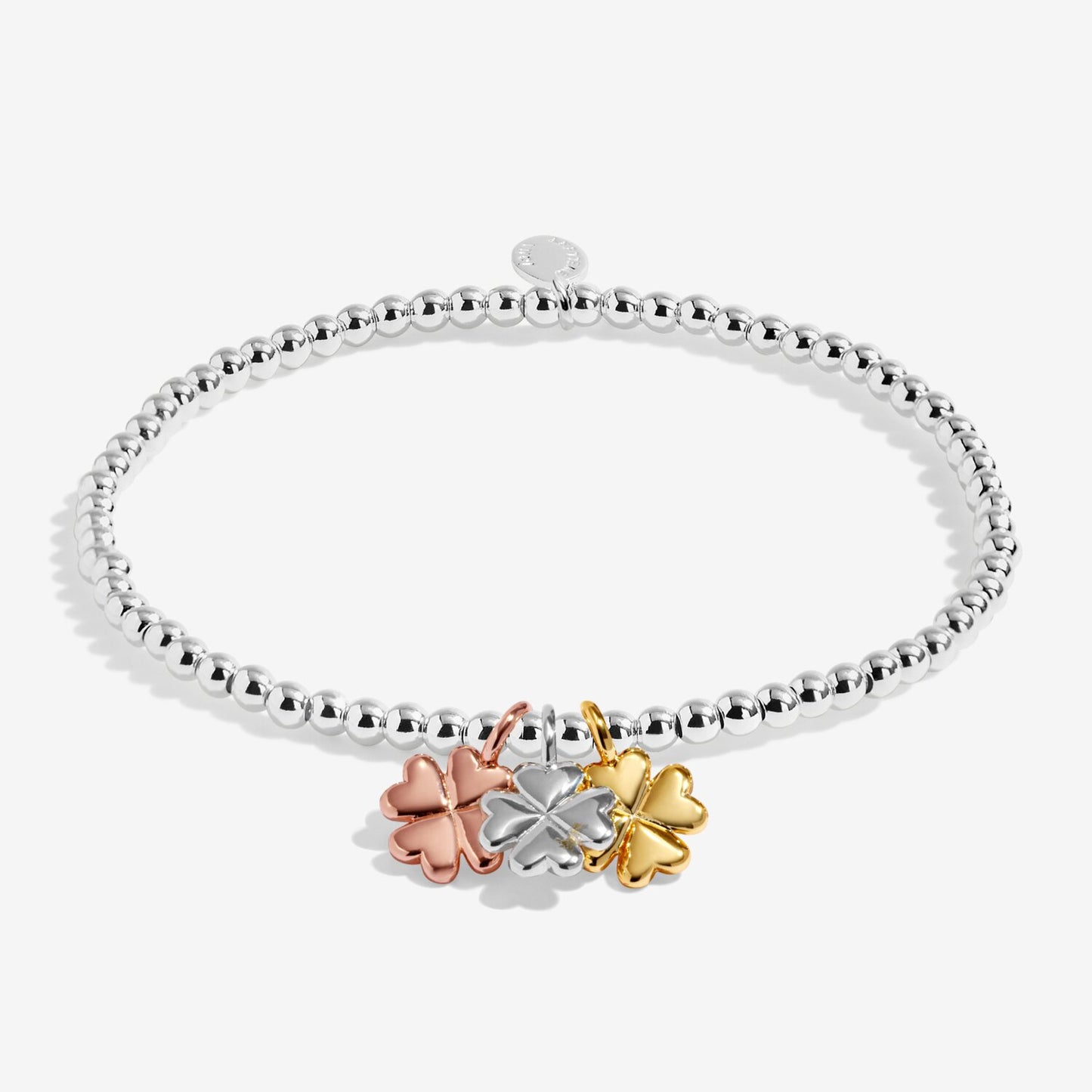 Joma Jewellery A Little Charmed Moments Luck Silver Plated Bracelet