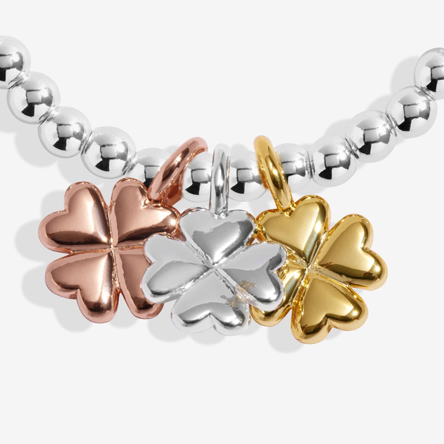 Joma Jewellery A Little Charmed Moments Luck Silver Plated Bracelet