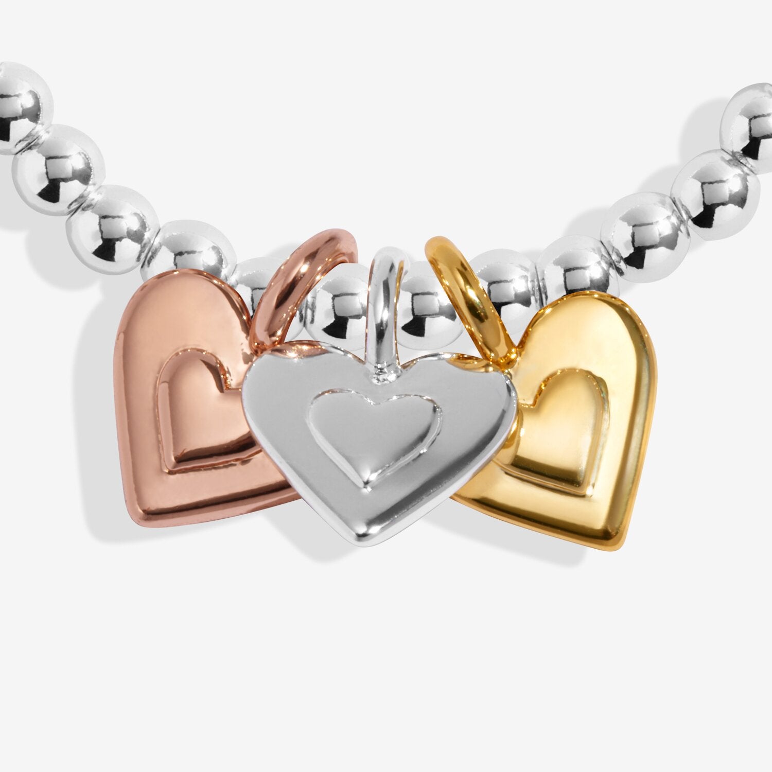 Joma Jewellery A Little Charmed Moments Mother & Daughter Silver Plated Bracelet