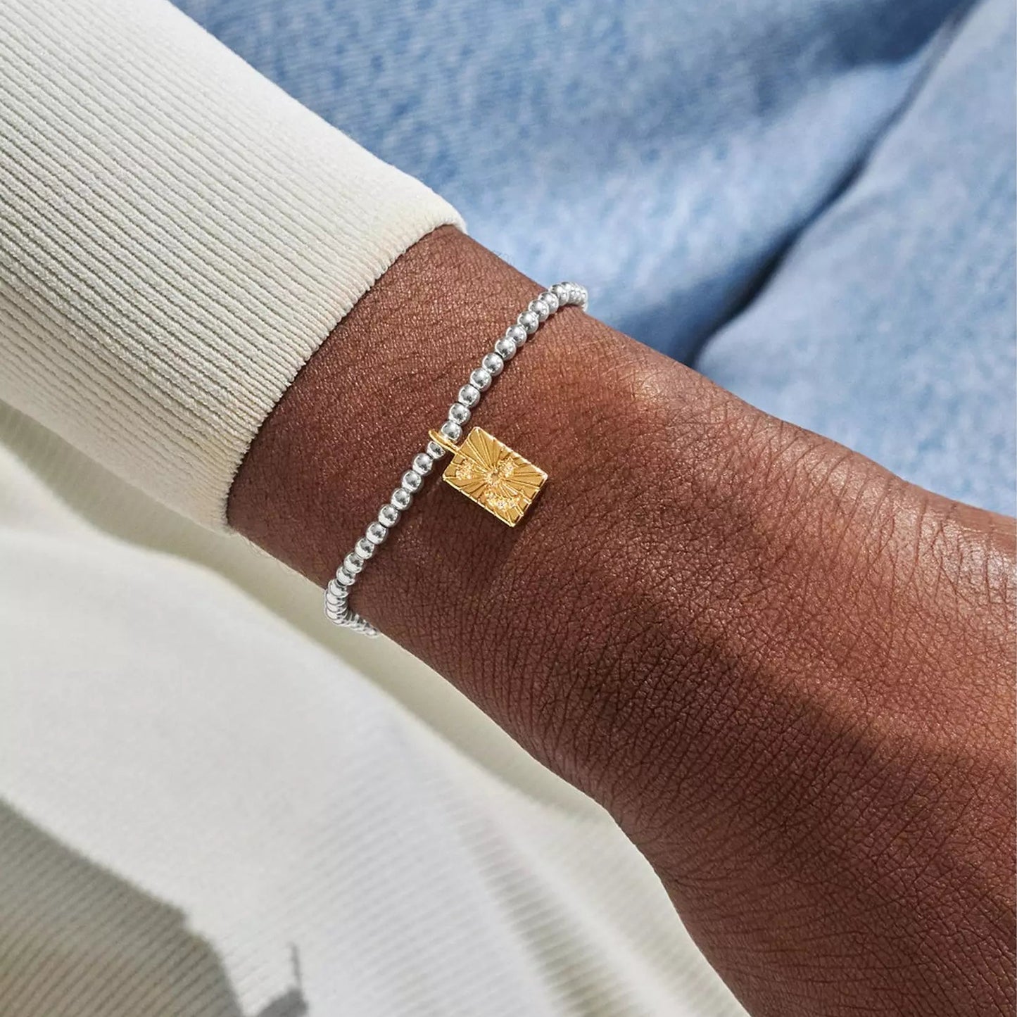 Joma Jewellery A Little Dreams Adevntures Memories Silver & Gold Plated Bracelet