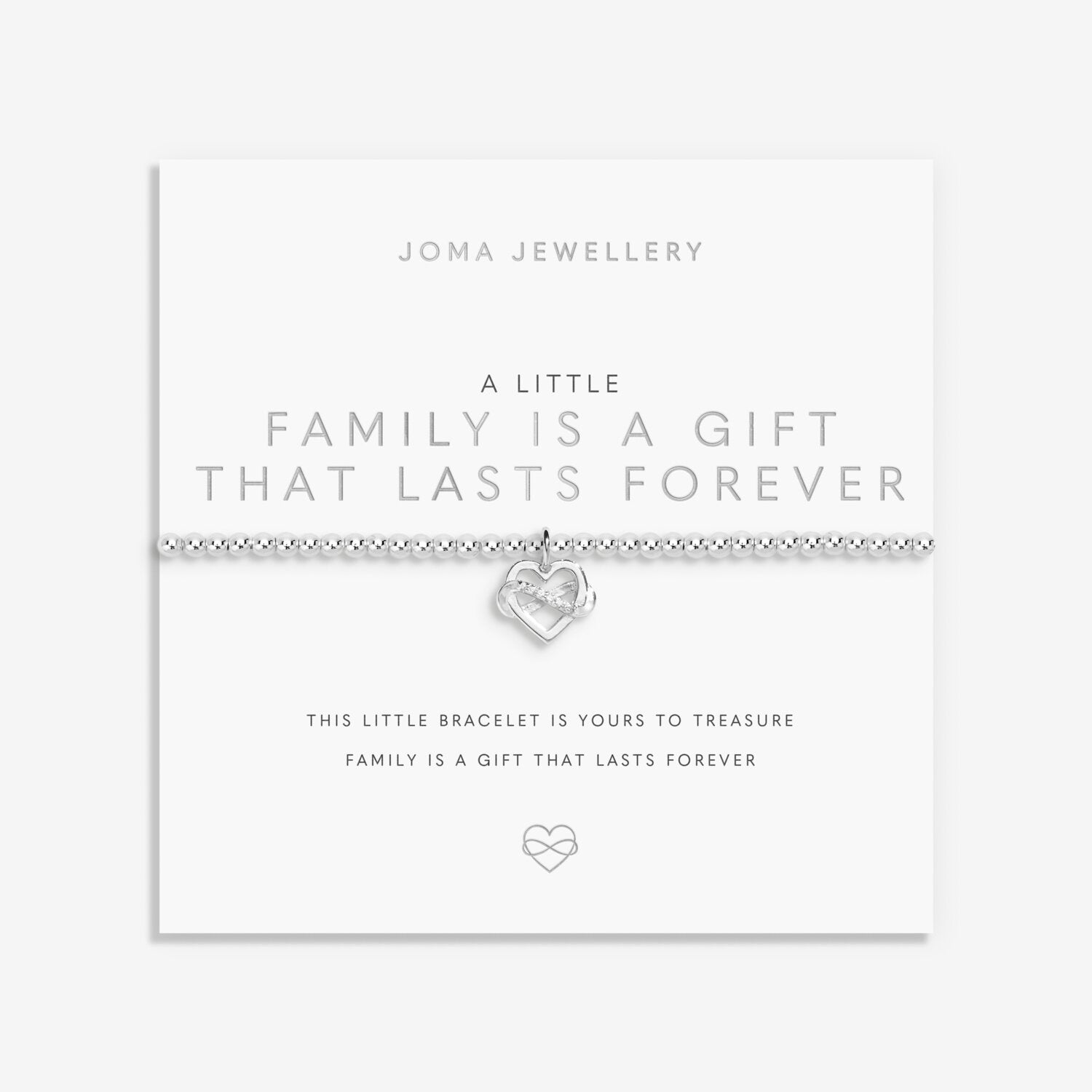 Joma Jewellery A Little Family Is A Gift That Lasts Forever Bracelet
