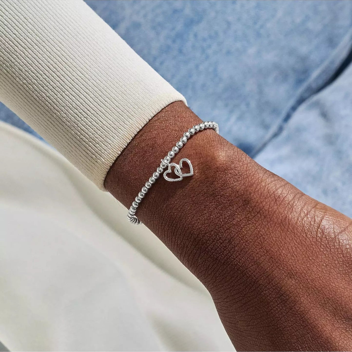 Joma Jewellery A Little Friends Make Everything Better Silver Plated Bracelet