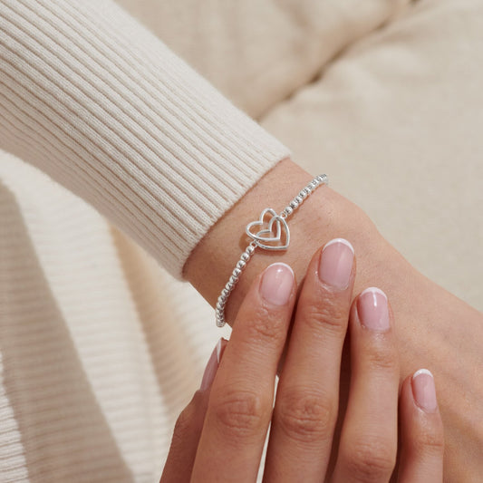 Joma Jewellery A Little Happy Birthday Double Heart Bracelet