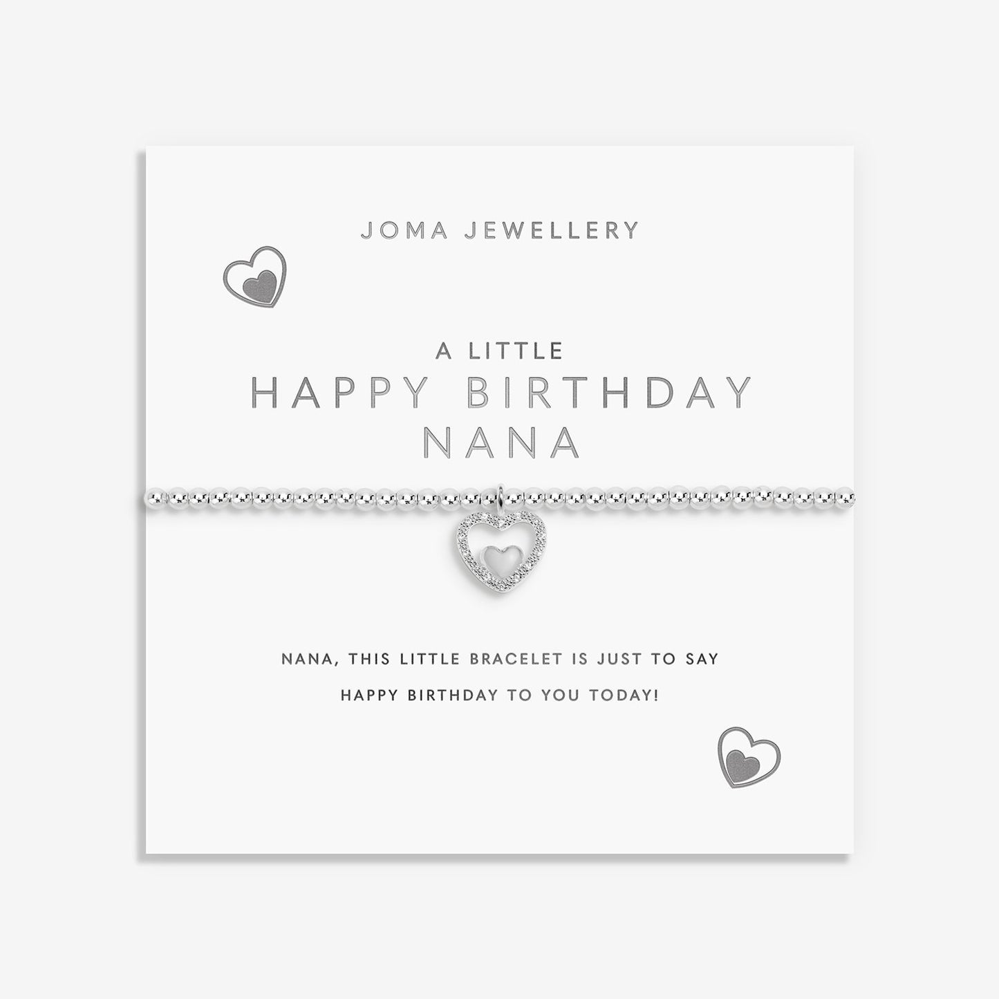 Joma Jewellery A Little Happy Birthday Nana Bracelet