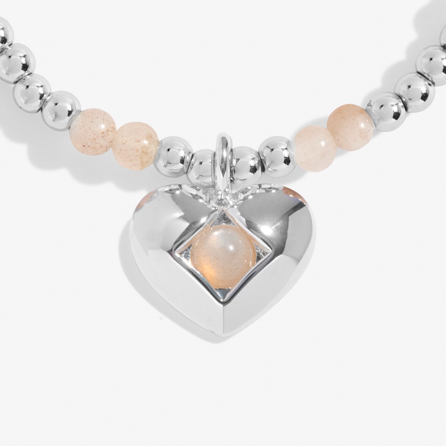 Joma Jewellery A Little July Sunstone Silver Plated Bracelet